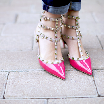 Valentino’s Rockstud high heels are becoming a lasting trend